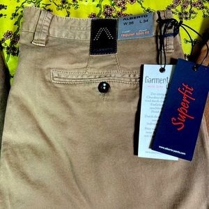 Alberto Superfit Garment Dyed Cotton Pant NWT